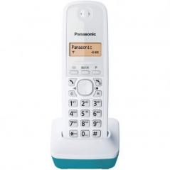 Teléfono Inalámbrico Panasonic KX-TG1611/ Blanco/ Azul
