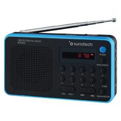 Radio Portátil Sunstech RPDS32BL/ Negra y Azul - Imagen 1