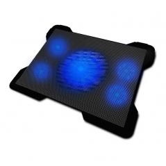Soporte Refrigerante Woxter Notebook Cooling Pad 1560R para Portátiles hasta 17'/ Iluminación LED - Imagen 1