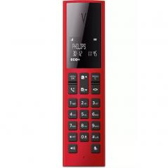 Teléfono Inalámbrico Philips LINEA V M3501R/23 V2/ Rojo