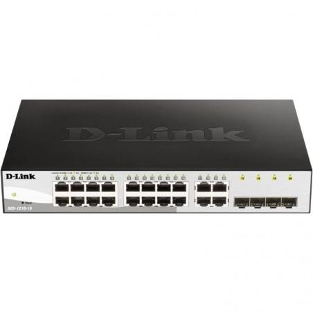 Switch D-Link DGS-1210-16 16 Puertos/ Gigabit 10/100/1000/ SFP
