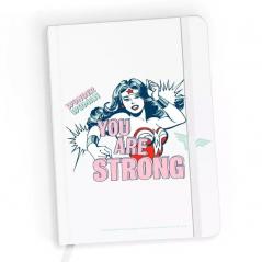 Cuaderno Cuadriculado Leotec Wonder Woman 025/ A5/ 96 Hojas