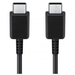 Cable USB 2.0 Tipo-C Samsung EP-DA705BBEGWW/ USB Tipo-C Macho - USB Tipo-C Macho/ 1m/ Negro