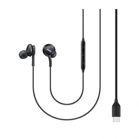 Auriculares Intrauditivos Samsung EO-IC100/ con Micrófono/ USB-C/ Negros