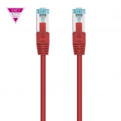 Cable de Red RJ45 SFTP Nanocable 10.20.1700-L25-R Cat7/ LSZH/ 25cm/ Rojo