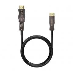 Cable HDMI 2.1 AOC 8K Desmontable Aisens A153-0645/ HDMI Macho / D Macho - HDMI Macho/ 20m/ Negro