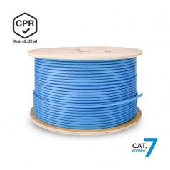 Bobina de Cable RJ45 SFTP AWG23 Aisens A146-0666 Cat.7/ 500m/ Azul