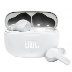 Auriculares Bluetooth JBL Wave 200TWS con estuche de carga/ Autonomía 5h/ Blancos