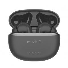 Auriculares Bluetooth Muvit iO Smart True Wireless con estuche de carga/ Autonomía 10h/ Negros