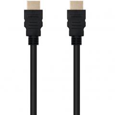 Cable HDMI 2.0 4K Nanocable 10.15.3801-L150/ HDMI Macho - HDMI Macho/ 1.5m/ Negro