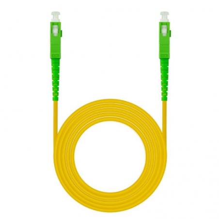 Cable de Fibra Óptica G657A2 Nanocable 10.20.0040/ LSZH/ 40m/ Amarillo