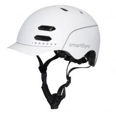 Casco para Adulto SmartGyro Helmet/ Tamaño M/ Blanco