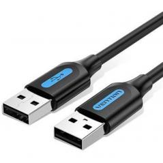 Cable USB 2.0 Vention COJBI/ USB Macho - USB Macho/ 5m/ Negro