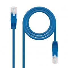 Cable de Red RJ45 UTP Nanocable 10.20-0100-BL Cat.5e/ 50cm/ Azul