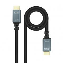 Cable HDMI 2.1 8K Nanocable 10.15.8000/ HDMI Macho - HDMI Macho/ 0.5m/ Negro