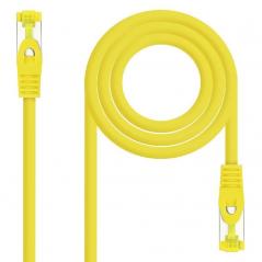 Cable de Red RJ45 SFTP Nanocable 10.20.1900-L25-Y Cat.6A/ LSZH/ 25cm/ Amarillo