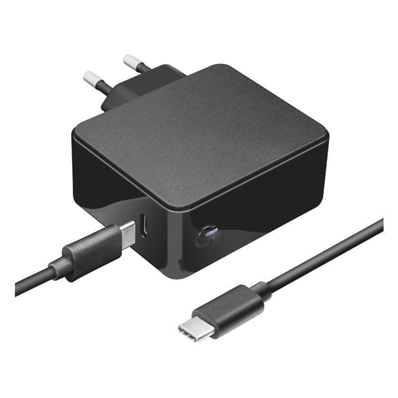 Cargador de Portátil Trust Maxo 23418 Para Apple/ 61W/ Automático/ USB Tipo-C/ Voltaje 5-20V