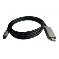 Cable HDMI 3GO C137/ HDMI Macho - USB Tipo-C Macho/ 5m/ Negro