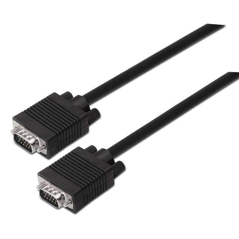 Cable SVGA Aisens A113-0069/ VGA Macho - VGA Macho/ 3m/ Negro