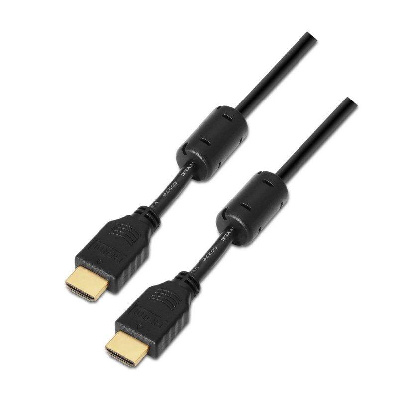 Cable HDMI 1.4 Aisens A119-0099/ HDMI Macho - HDMI Macho/ 3m/ Negro