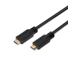 Cable HDMI 2.0 4K Aisens A120-0375/ HDMI Macho - HDMI Macho/ 25m/ Negro