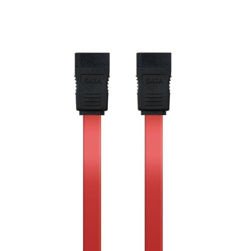 Cable SATA Nanocable 10.18.0101-OEM/ SATA Hembra - SATA Hembra/ 0.5m/ Rojo
