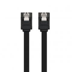 Cable SATA III Nanocable 10.18.1001-BK/ 0.5m/ Negro