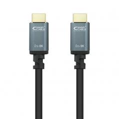 Cable HDMI 2.1 8K Nanocable 10.15.8002/ HDMI Macho - HDMI Macho/ 2m/ Negro