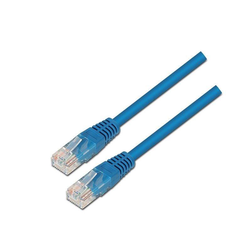 Cable de Red RJ45 UTP Aisens A135-0241 Cat.6/ 0.5m/ Azul