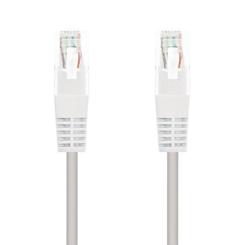 Cable de Red RJ45 UTP Nanocable 10.20.0101-W Cat.5e/ 1m/ Blanco