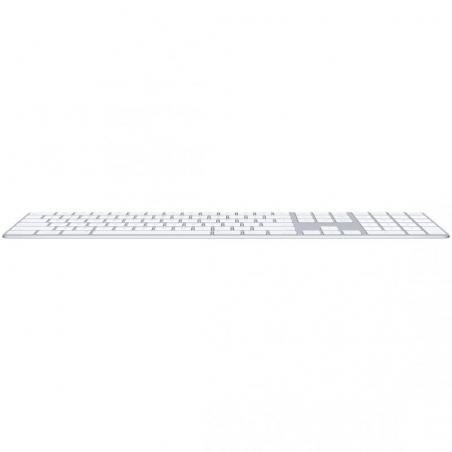 Teclado Inalámbrico Apple Magic Keyboard/ con Teclado numérico/ Plata