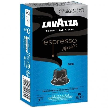 Cápsula Lavazza Espresso Maestro Dek para cafeteras Nespresso/ Caja de 10