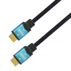 Cable HDMI 2.0 4K Aisens A120-0358/ HDMI Macho - HDMI Macho/ 3m/ Negro/ Azul