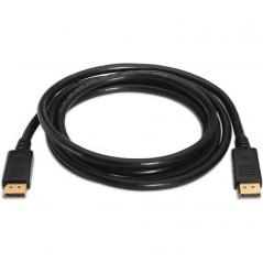 Cable Displayport 1.2 4K Aisens A124-0129/ Displayport Macho - Displayport Macho/ 2m/ Negro