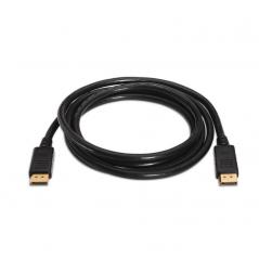 Cable Displayport 1.2 4K Aisens A124-0130/ Displayport Macho - Displayport Macho/ 3m/ Negro