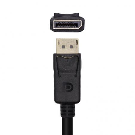 Cable Conversor Aisens A125-0460/ Displayport Macho - HDMI Macho/ 3m/ Negro