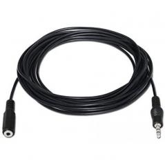 Cable Estéreo Nanocable 10.24.0201/ Jack 3.5 Macho - Jack 3.5 Hembra/ 1.5m