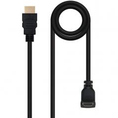 Cable HDMI 1.4 Nanocable 10.15.3002/ HDMI Macho - HDMI Macho/ 1.8m/ Negro