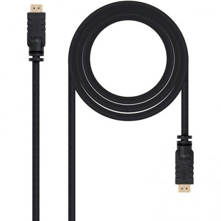 Cable HDMI 1.4 Nanocable 10.15.1820/ HDMI Macho - HDMI Macho/ 20m/ Negro