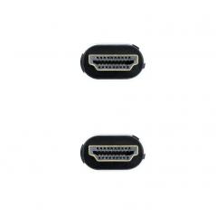 Cable HDMI 2.1 8K Nanocable 10.15.8002/ HDMI Macho - HDMI Macho/ 2m/ Negro