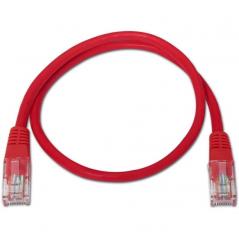 Cable de Red RJ45 UTP Aisens A133-0188 Cat.5e/ 1m/ Rojo