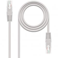 Cable de Red RJ45 UTP Nanocable 10.20.1303 Cat.6/ 3m/ Gris