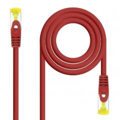 Cable de Red RJ45 SFTP Nanocable 10.20.1900-L25-R Cat.6A/ LSZH/ 25cm/ Rojo