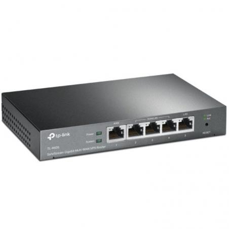 Router VPN SafeStream Gigabit TP-Link TL-R605/ 5 Puertos Multi-WAN