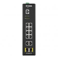 Switch Gestionable D-Link DIS-200G-12S 12 Puertos/ Gigabit 10/100/1000/ PoE/ SFP
