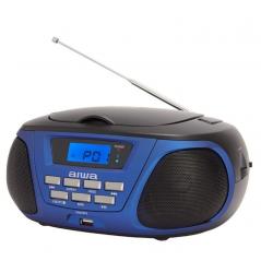 Radio CD Aiwa BBTU-300BL/ 5W/ Azul