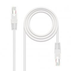 Cable de Red RJ45 UTP Nanocable 10.20.0400-L25-W Cat.6/ 25cm/ Blanco