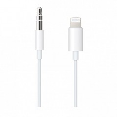 Cable Apple MXK22ZM/A de conector Lightning a Toma para Auriculares 3.5mm/ 1.2m
