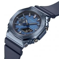 Reloj Analógico Digital Casio G-Shock Metal GM-2100N-2AER/ 49mm/ Azul