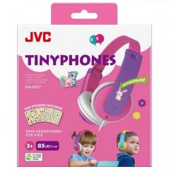 Auriculares Infantiles JVC HA-KD7/ Jack 3.5/ Rosas